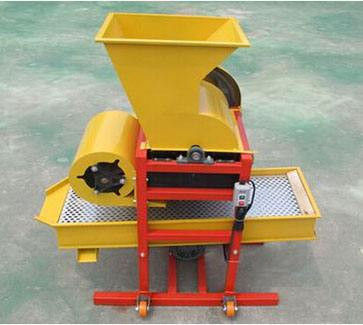 Mechanical shell removal efficiency of peanut is high