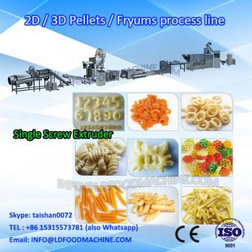 2D Pellet Snacks Food Processing Line/Fried Snack Extruder/China Made 3D Snack Production machinery
