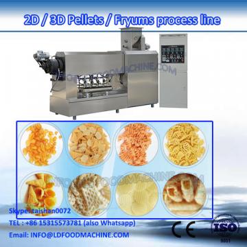 2D 3D pellet  crisp pea extruder machinery process line